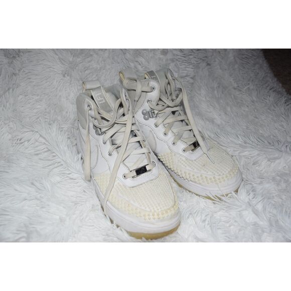 Nike Lunar Force 1 Duckboot 5.5 sneakerboot white 882842-100 - Picture 2 of 5